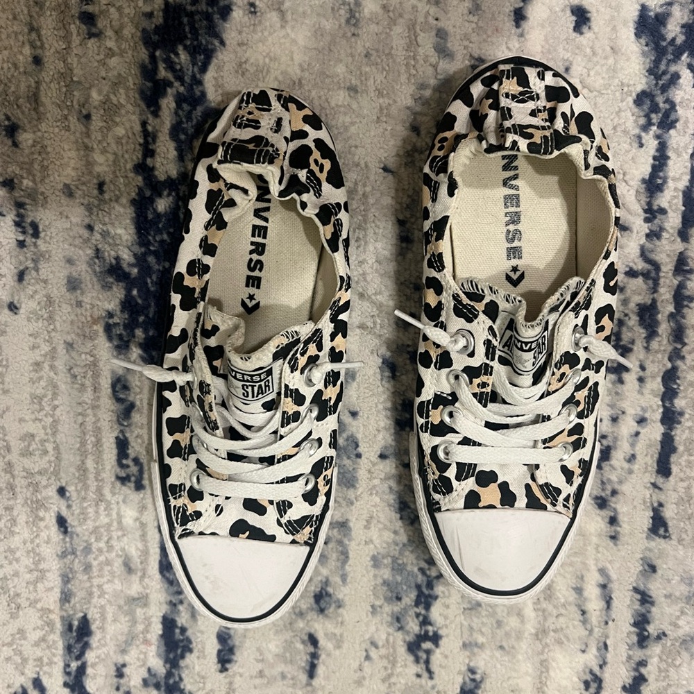 Converse Leopard Print Sneakers